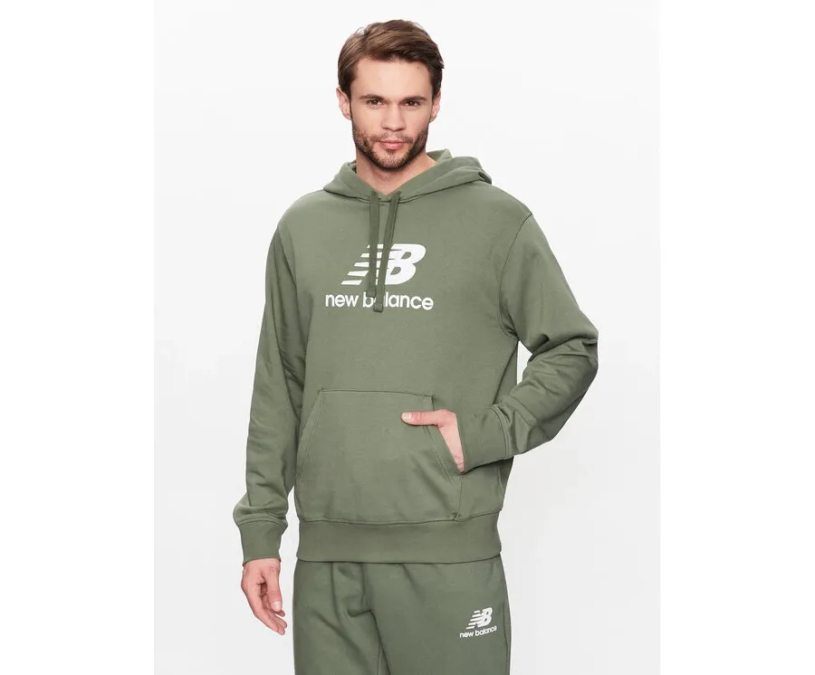obrazek 1 New Balance Bluza MT31537 Zielony Relaxed Fit