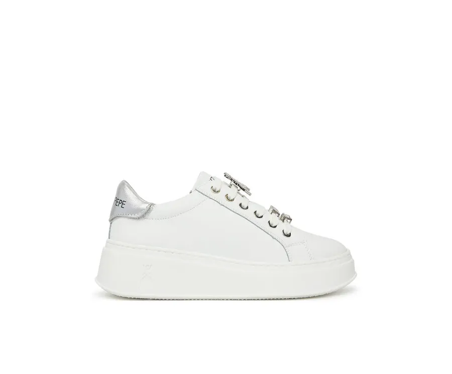 obrazek 1 Patrizia Pepe Sneakersy PPJ302 30 Biały