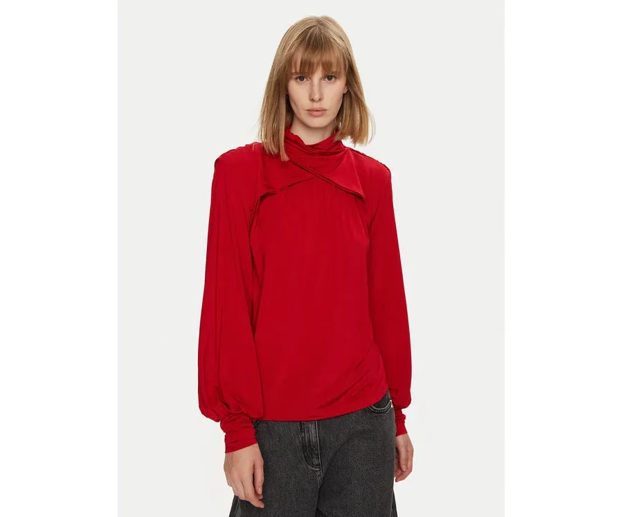obrazek 1 Gestuz Bluzka Soffi 10909455 Czerwony Regular Fit