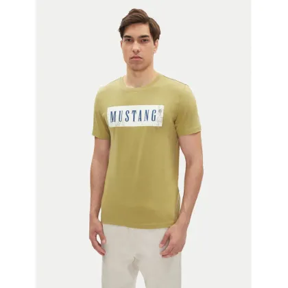 Zdjęcie Mustang T-Shirt Austin 1016274 Zielony Regular Fit