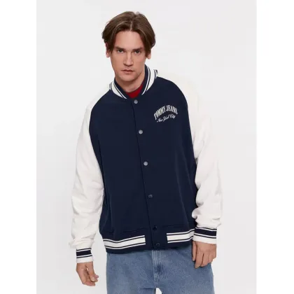 Zdjęcie Tommy Jeans Bluza Varsity DM0DM18400 Granatowy Relaxed Fit