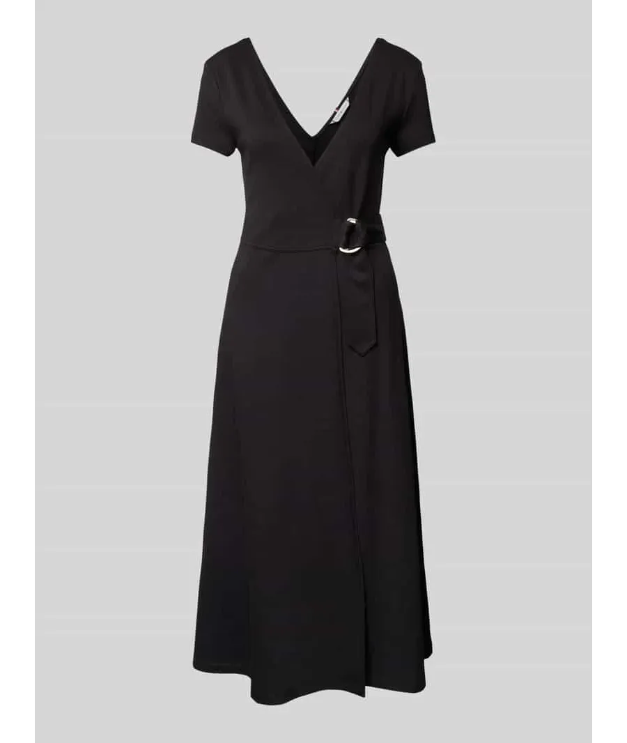 obrazek 1 Tommy Hilfiger Sukienka codzienna Utility WW0WW42578 Czarny Regular Fit