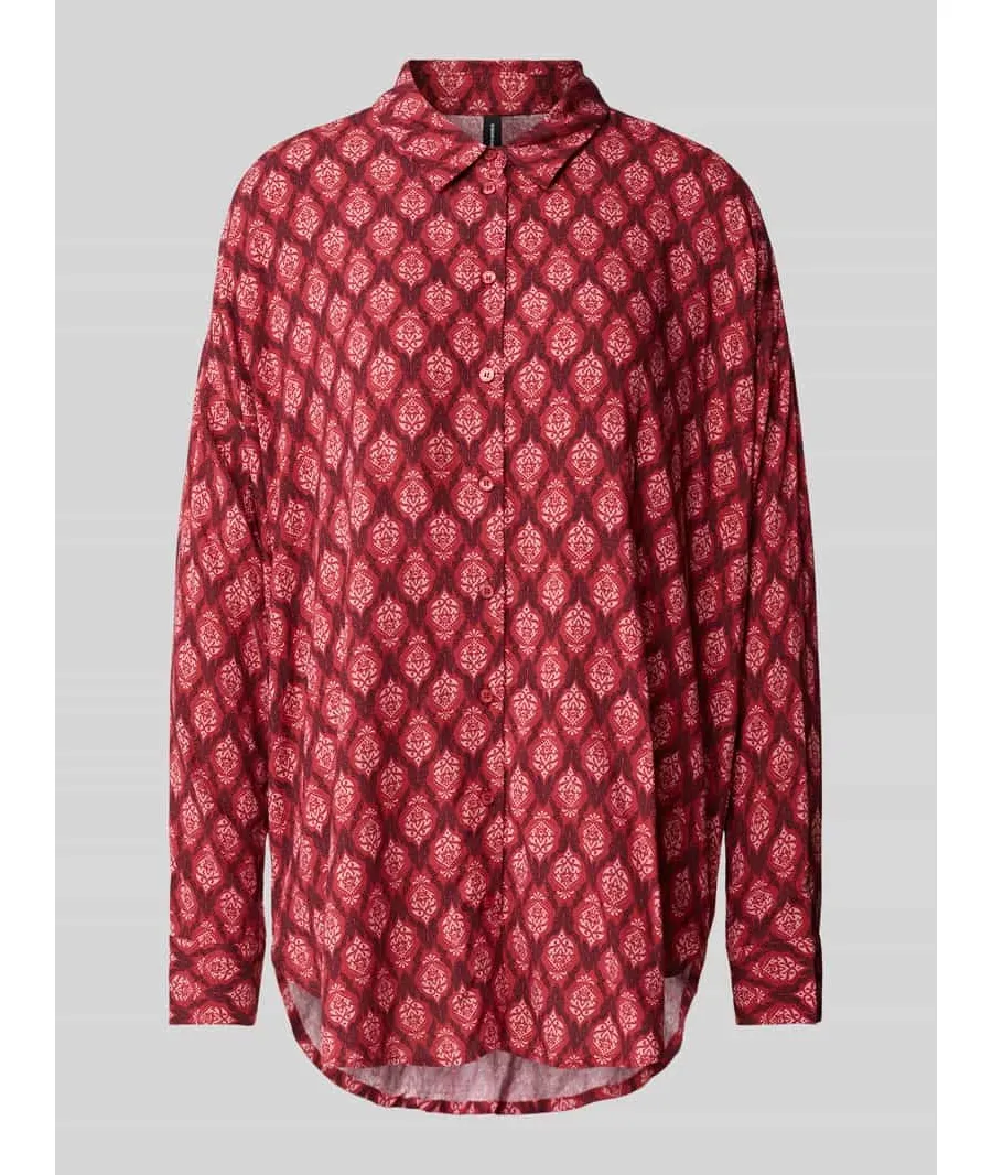 obrazek 1 Bluzka o kroju oversized z długim rękawem z wiskozy model ‘MATHILDA’