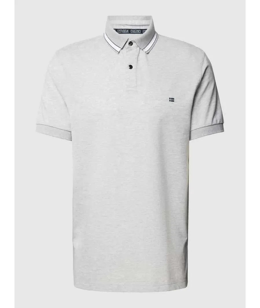 obrazek 1 Koszulka polo o kroju regular fit z nadrukiem z logo