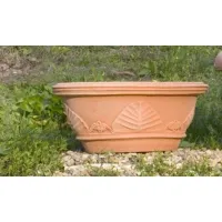 Picture Decorative flower pot made of terracotta - Fornace Masini