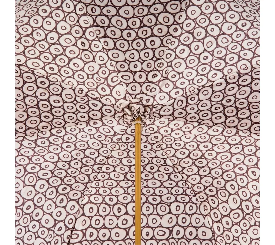 obrazek 4 Elegancki parasol damski w kolorze brązowym z piękną rączką - Pasotti