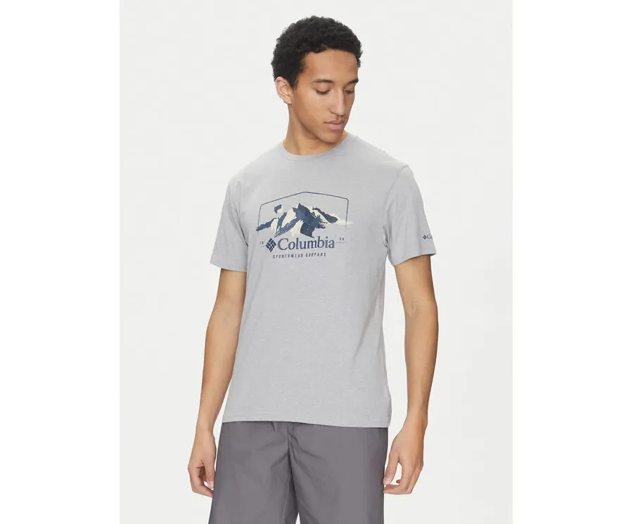 obrazek 1 Columbia T-Shirt Path Lake™ II Graphic 1934814 Szary Regular Fit