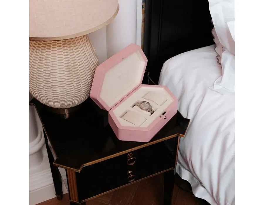 obrazek 2 Designerskie skórzane pudełko na 3 zegarki