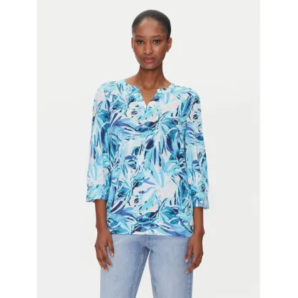 Zdjęcie Olsen Bluzka 11105044 Niebieski Regular Fit