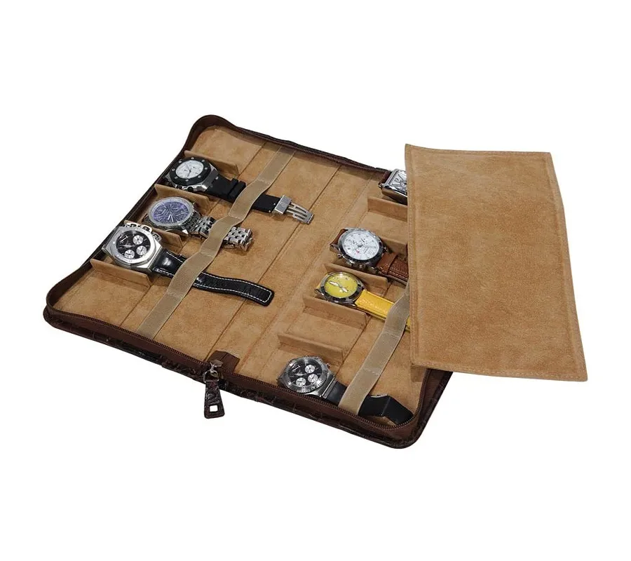 picture 1 Sophisticated leather briefcase for 11 watches! - Absolute Breton