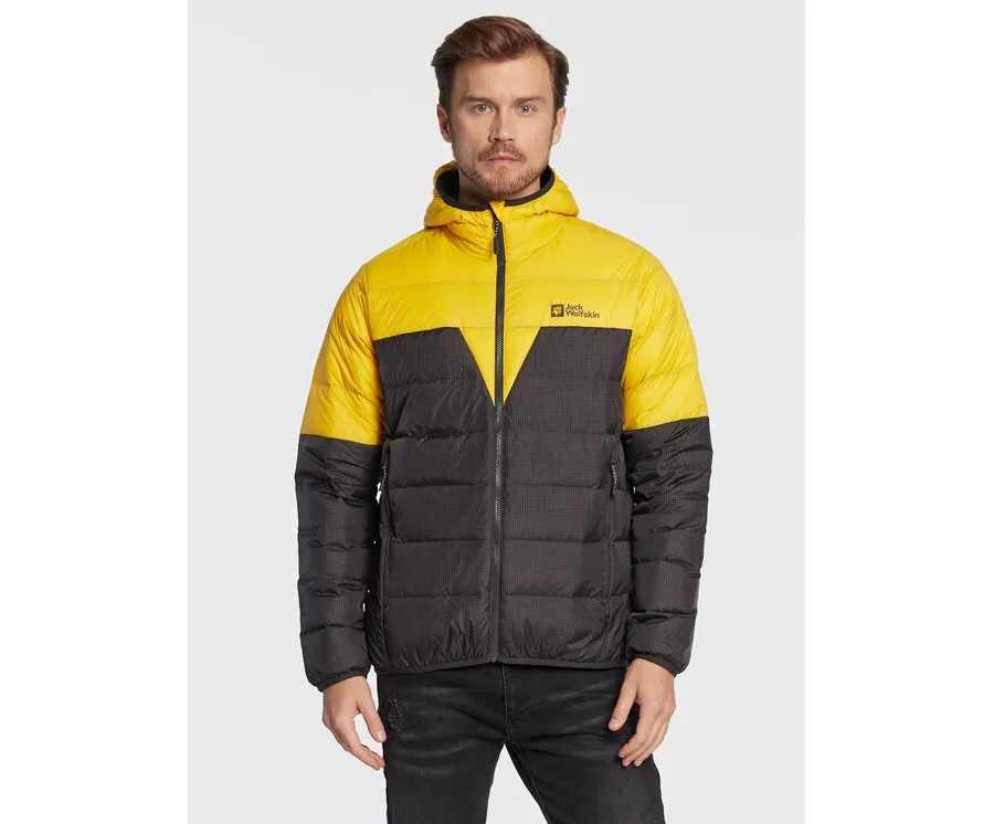 obrazek 1 Jack Wolfskin Kurtka puchowa Dna Tundra 1206612 Żółty Regular Fit