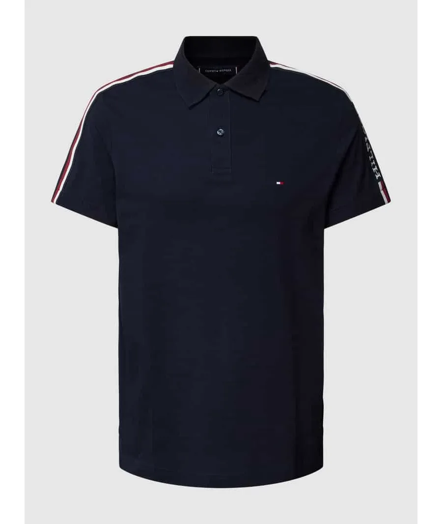 obrazek 1 Koszulka polo o kroju regular fit z paskami w kontrastowym kolorze