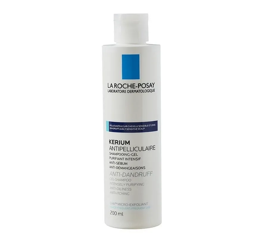 obrazek 1 La Roche-Posay Kerium Szampon-krem przeciwłupieżowy do włosów tłustych 200 ml