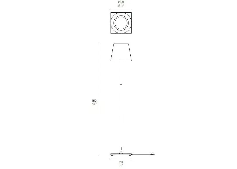obrazek 3 Lampa stojąca Poldina 230V XXL