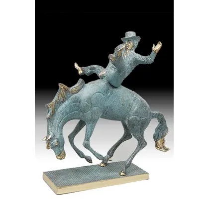 Zdjęcie Kowboj na koniu - niesamowita figura