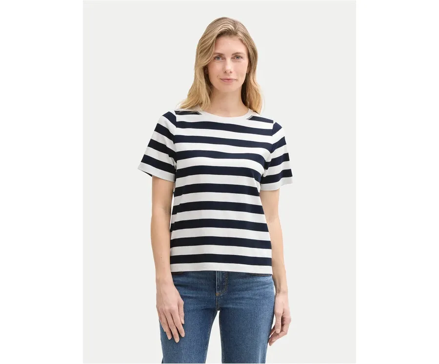 obrazek 1 Tom Tailor Bluzka 1045964 Granatowy Regular Fit