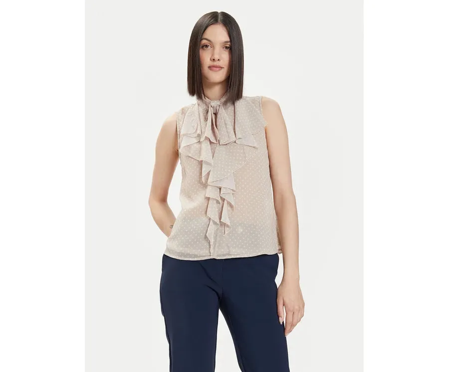 obrazek 1 Rinascimento Bluzka CFC0118527003 Beżowy Regular Fit