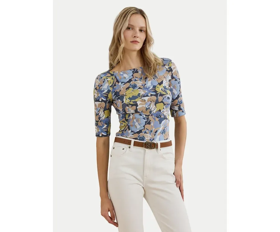 obrazek 1 LAUREN RALPH LAUREN Bluzka 200963890001 Kolorowy Slim Fit