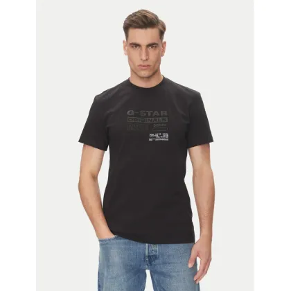 Zdjęcie G-Star Raw T-Shirt Originals D26044-C336 Czarny Regular Fit