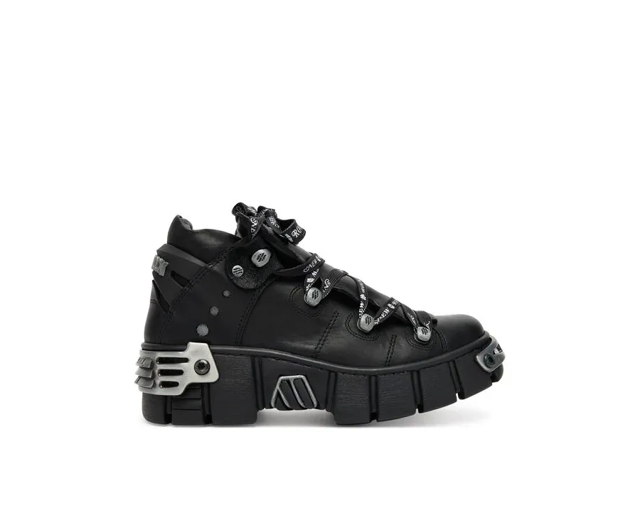 obrazek 1 NEW ROCK Sneakersy M-WALL106NSHLACE-C2 Czarny