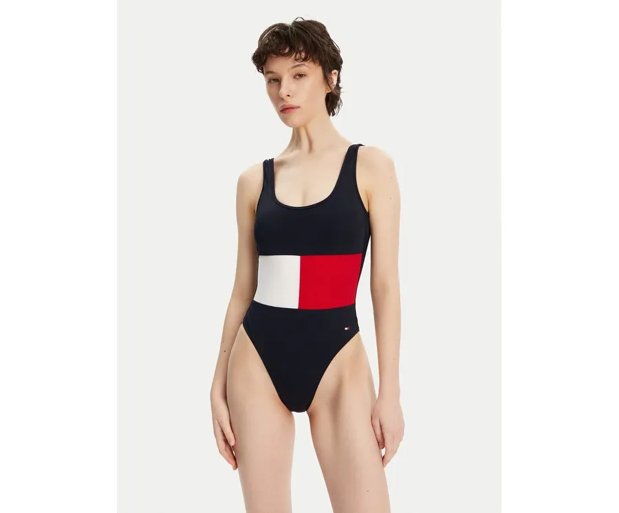 obrazek 1 Tommy Hilfiger Strój kąpielowy UW0UW05853 Granatowy