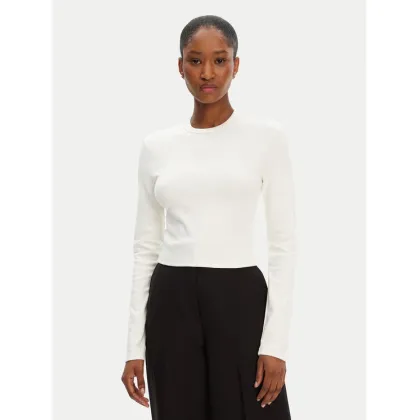 Zdjęcie HUGO Bluzka Dafilomena_3 50518378 Écru Slim Fit