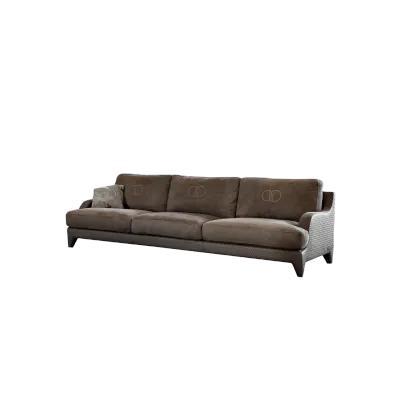 Zdjęcie Brązowa elegancka sofa do domu - Daytona