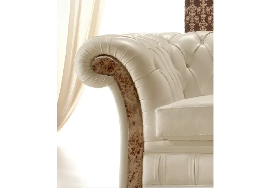 obrazek 2 Sofa 3-osobowa do salonu chesterfield