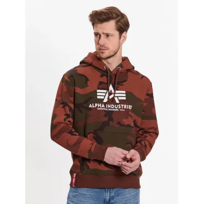 Zdjęcie Alpha Industries Bluza Basic 178312C Brązowy Regular Fit