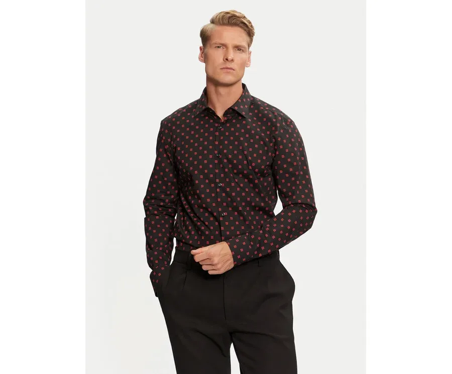 obrazek 1 Hugo Koszula Kenno 50527863 Czarny Regular Fit HUGO