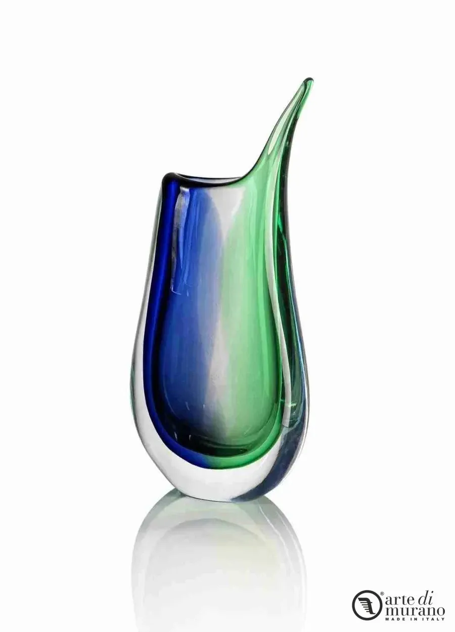 obrazek 1 Modernistyczny wazon z dmuchanego szkła Murano