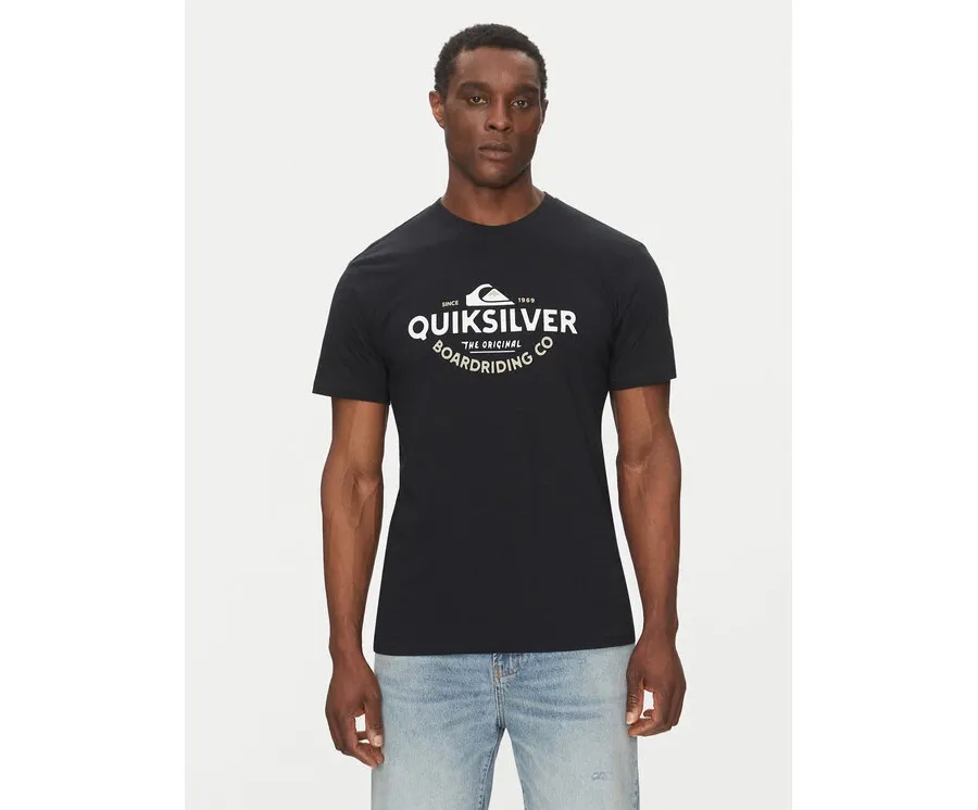 obrazek 1 Quiksilver T-Shirt EQYZT08064 Czarny Regular Fit