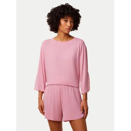 Zdjęcie Triumph Szorty piżamowe Aura Spotlight 10221415 Różowy Relaxed Fit