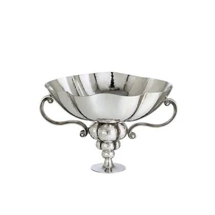 Zdjęcie Włoska miska platerowana srebrem o oryginalnym kształcie - Pampaloni