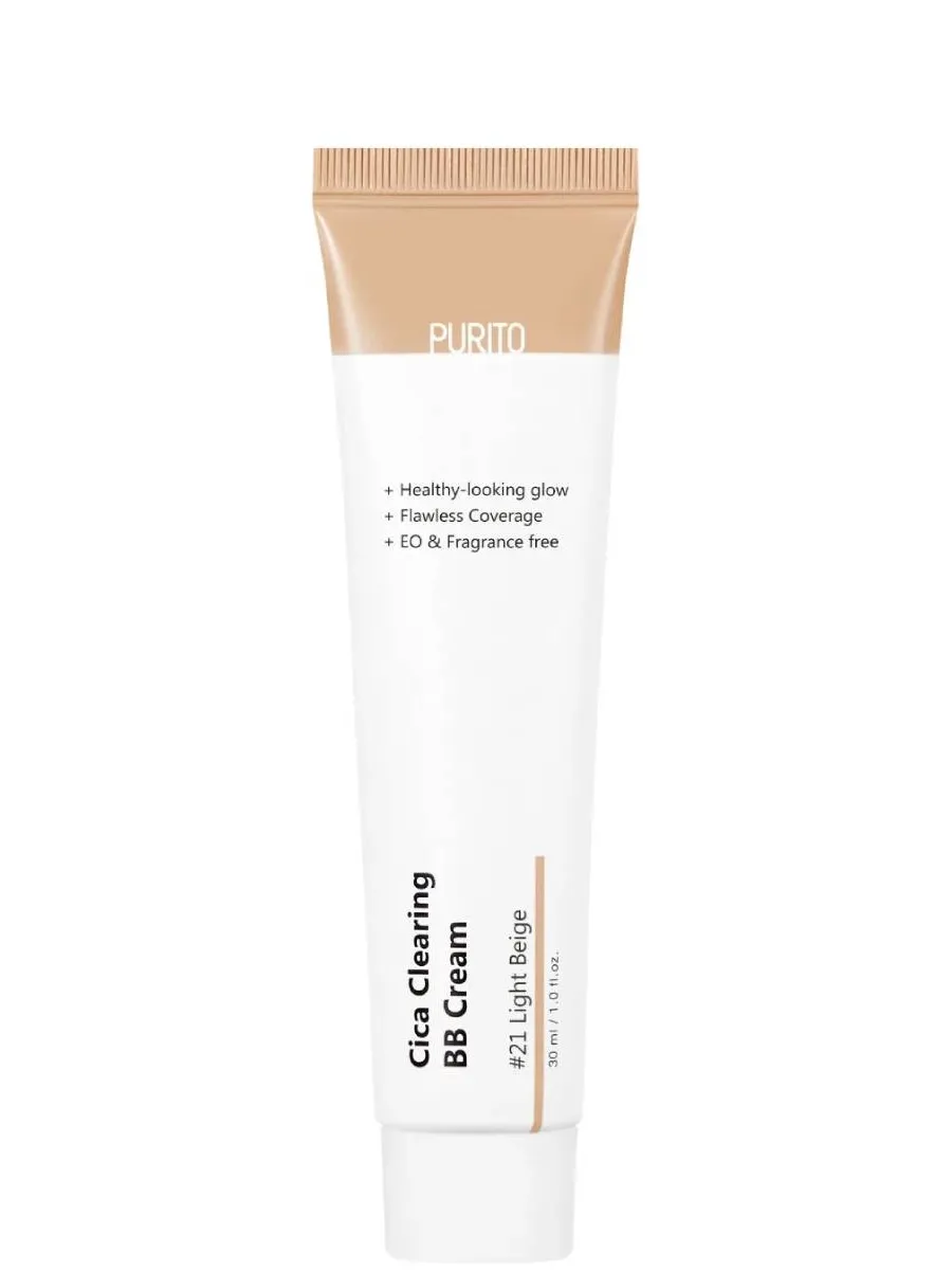 obrazek 1 Purito Cica Clearing Regenerujący krem BB z wąkrotą azjatycką 21 Light Beige Light Beige 30 ml