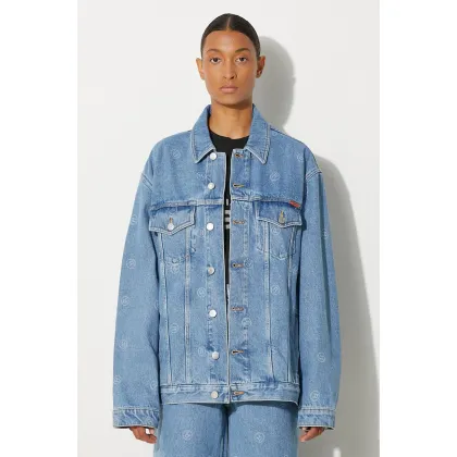 Zdjęcie Martine Rose kurtka jeansowa Oversized Denim Jacket damska kolor niebieski przejściowa oversize 201WD05508
