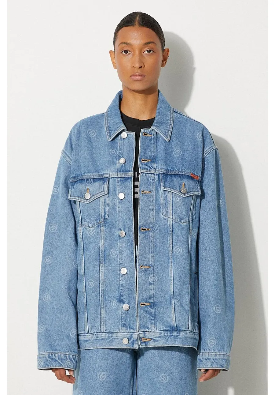 obrazek 1 Martine Rose kurtka jeansowa Oversized Denim Jacket damska kolor niebieski przejściowa oversize 201WD05508