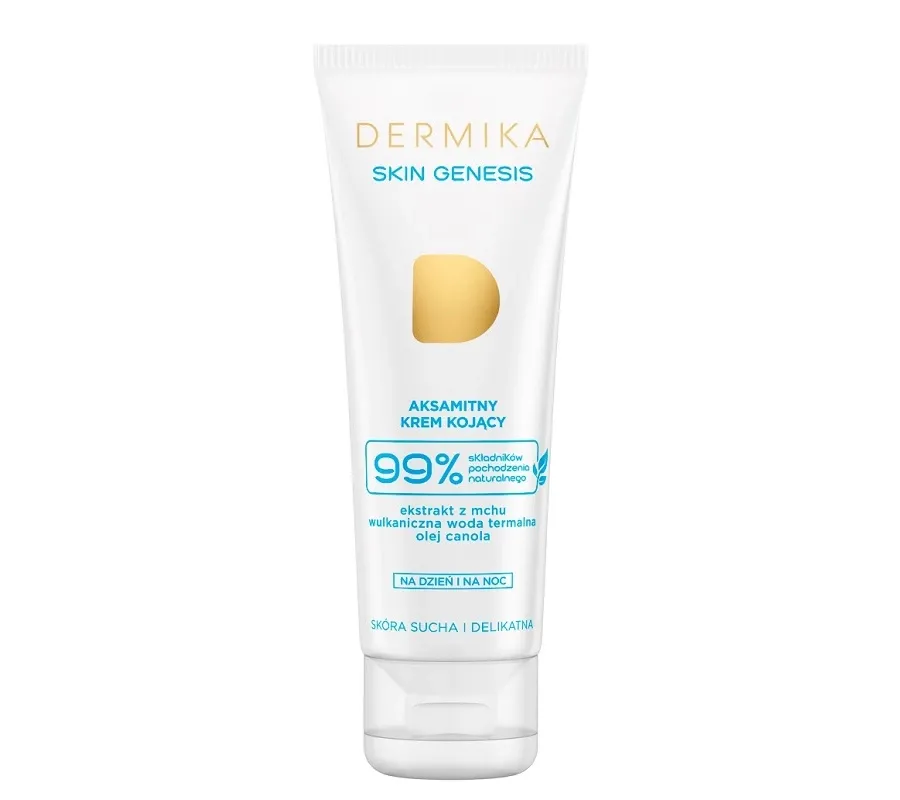 obrazek 1 Dermika Skin Genesis Aksamitny krem kojący dzień/noc skóra sucha i delikatna 30-40+ 50 ml