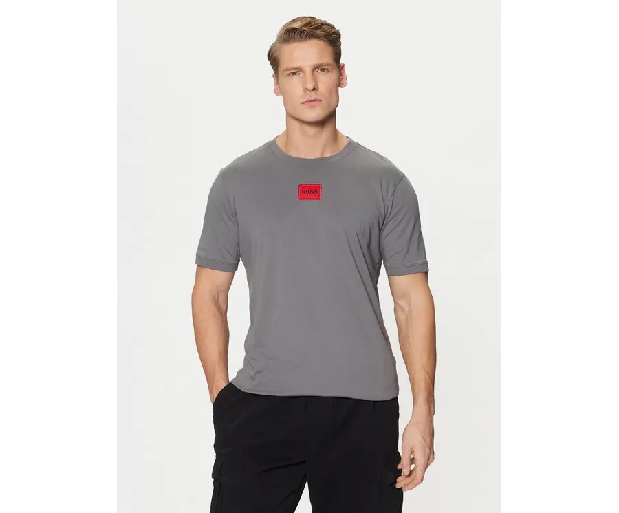obrazek 1 HUGO T-Shirt Diragolino212 50447978 Szary Regular Fit