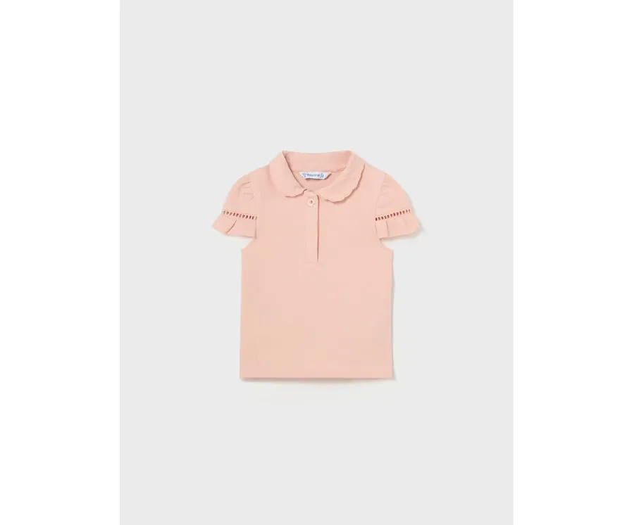 obrazek 1 Mayoral Polo 1191 Różowy Regular Fit