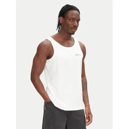 Zdjęcie Tommy Jeans Tank top Entry Graphic DM0DM20790 Écru Slim Fit