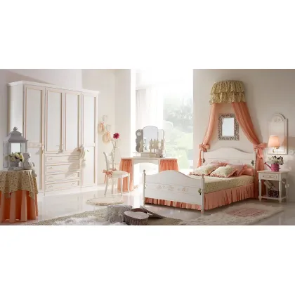 Zdjęcie Piękne,dziewczęce łóżko w romantycznym stylu - Ferretti e Ferretti