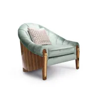 Picture Italian classic armchair for the living room or office - Bianchini