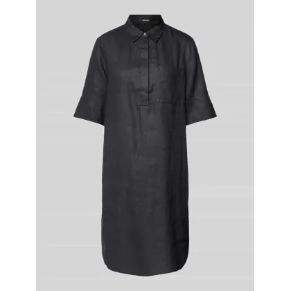 Zdjęcie Sukienka lniana o długości do kolan z rękawem o dł. 1/2 model ‘Walmari’