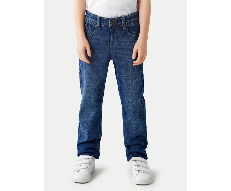 obrazek 1 NAME IT Jeansy 13211873 Niebieski Straight Fit