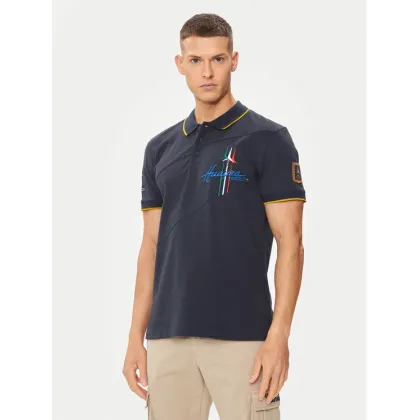 Zdjęcie Aeronautica Militare Polo 241PO1703P316 Granatowy Regular Fit