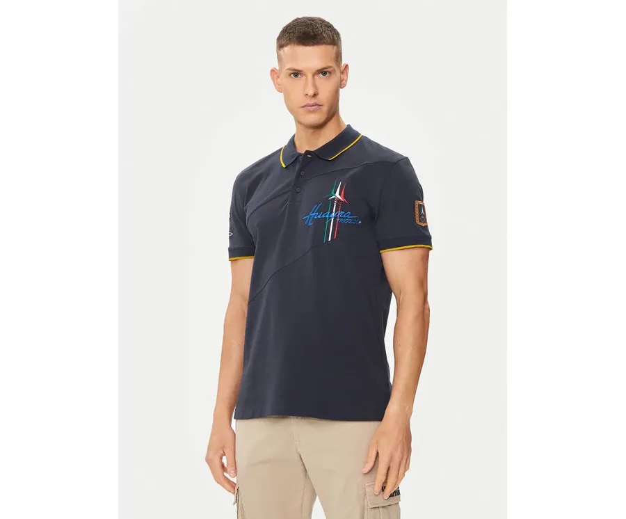 obrazek 1 Aeronautica Militare Polo 241PO1703P316 Granatowy Regular Fit