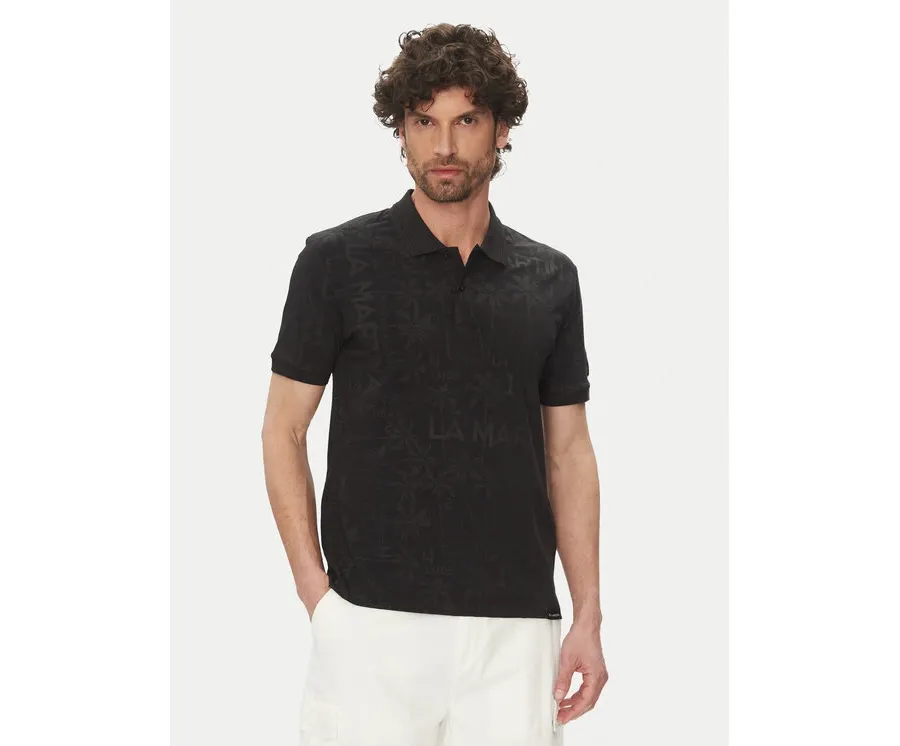 obrazek 1 La Martina Polo Allen MAP010 JS402 Czarny Regular Fit