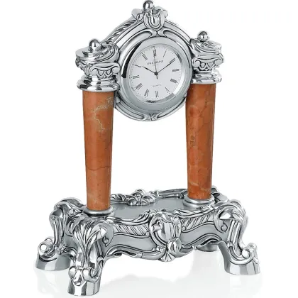 Picture Red marble clock