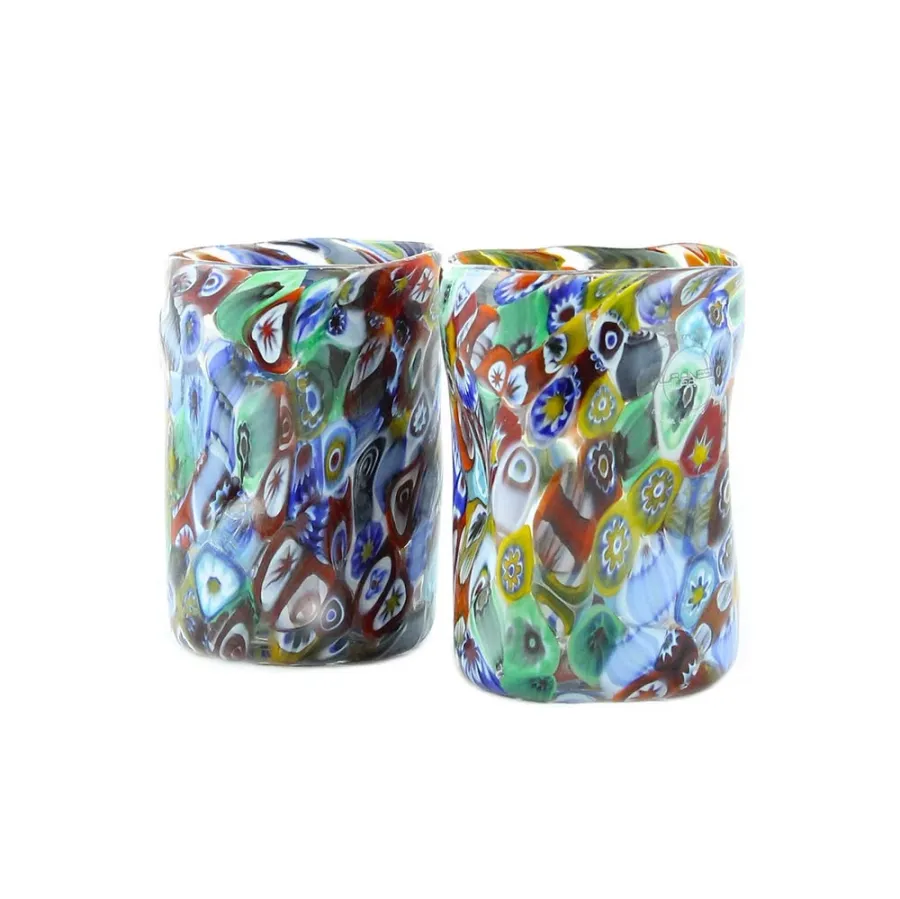 obrazek 6 Szklanka Millefiori o fantazyjnym wyglądzie z weneckiego szkła